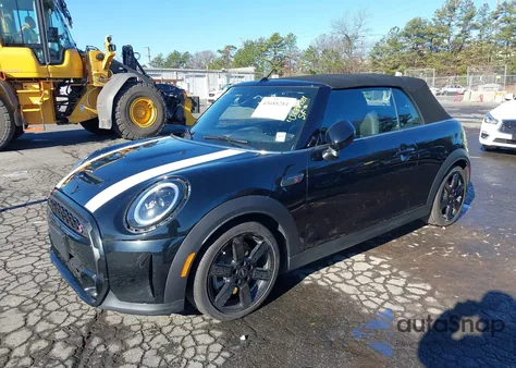 2024 Mini Convertible Cooper S z USA, uszkodzony, nr VIN WMW43DL00R3S15284